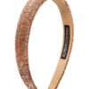 Glitzer Haarreif breit ~ champagner