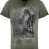 Trachtenshirt ANTON ~ L ~ grün