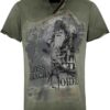 Trachtenshirt ANTON ~ M ~ grün