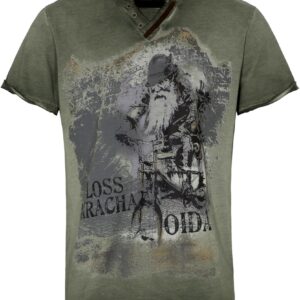 Trachtenshirt ANTON ~ L ~ grün