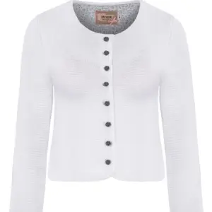 Trachten Strickjacke weiß Franziska 014412 ~ 32