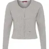Trachten Strickjacke hellgrau Marlene 010951 ~ 42