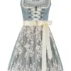 Mini Dirndl 60 cm hellblau creme Daria 014455 ~ 38