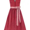 Dirndl lang 85 cm dunkelrot Ottille 014665 ~ 36