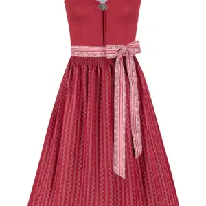 Dirndl lang 85 cm dunkelrot Ottille 014665 ~ 36