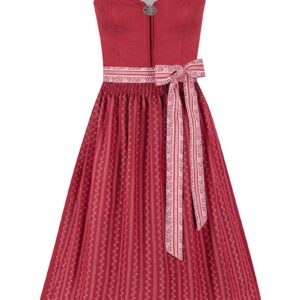 Dirndl lang 85 cm dunkelrot Ottille 014665 ~ 38