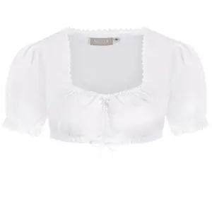 Dirndlbluse weiß Caro 011103 ~ 34