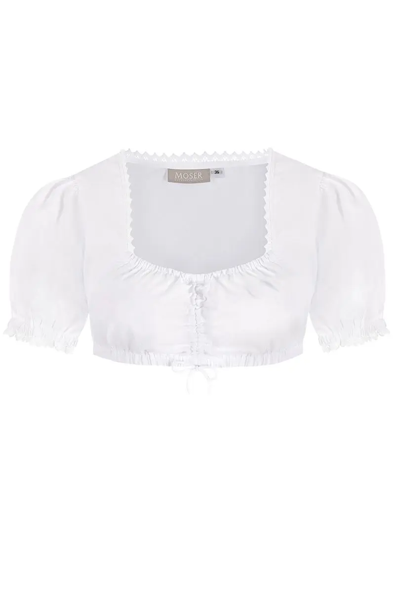 Dirndlbluse weiß Caro 011103 ~ 34