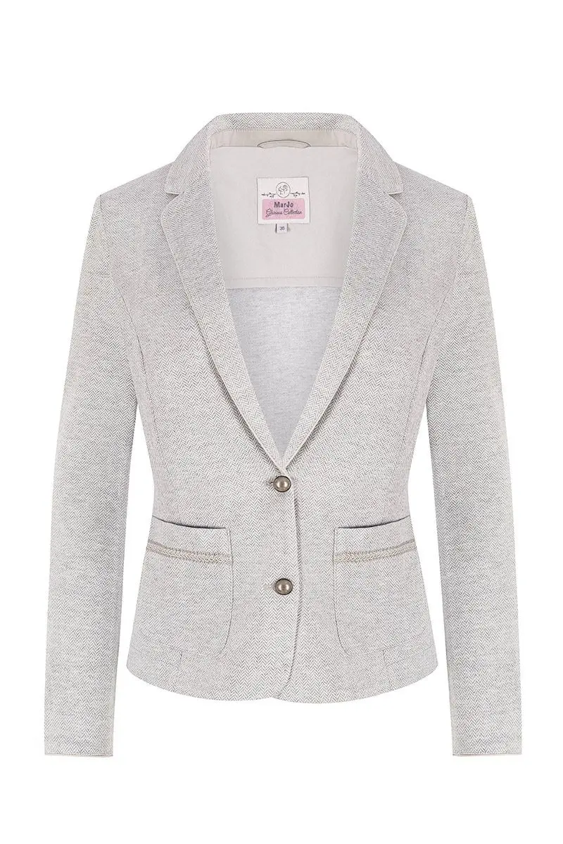 Trachtenjacke hellgrau Marga 015004 ~ 36