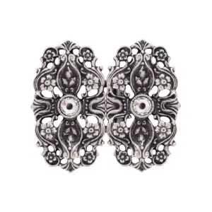 Schürzenschließe floral verziert mit Strass
