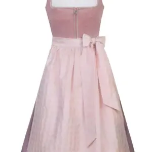 Midi Dirndl 70 cm altrosa flieder Samtcord Marilena 016761 ~ 36