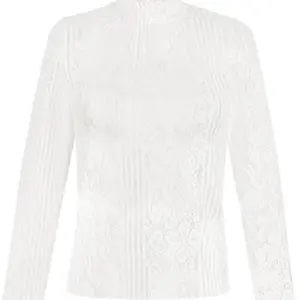 Trachtenshirt langarm Spitze weiß Stretch Clara 013797 ~ 34