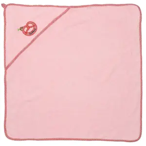 Kapuzenhandtuch BREZEL ~ rosa