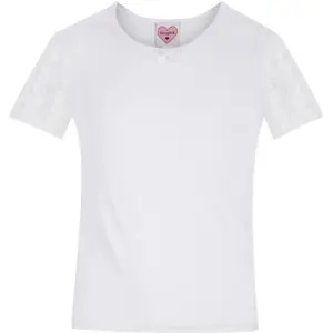 Kinder Dirndlbluse weiß Stretch Marie 014806 ~ 80