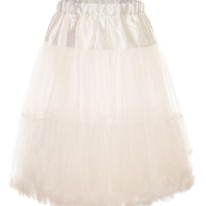 Petticoat midi 65er creme Carin 103492 ~ M