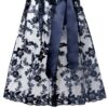 Dirndlschürze MARISOL (65 cm) ~ L ~ dunkelblau