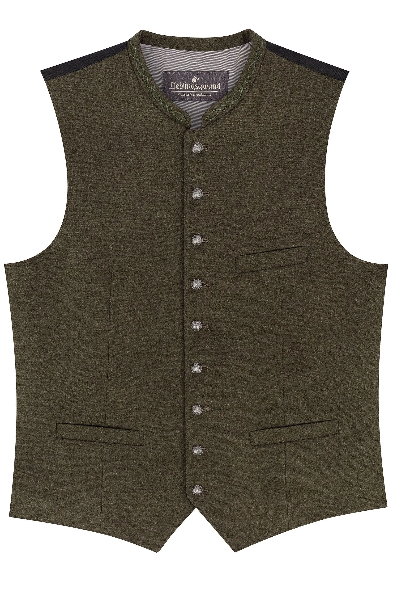 Trachtenweste MAX ~ oliv ~ 44