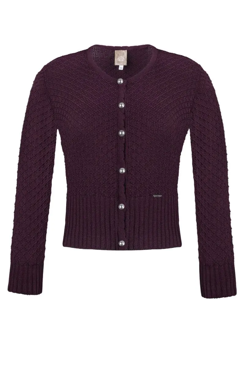 Trachten Strickjacke beere Marlene 003185 ~ 32