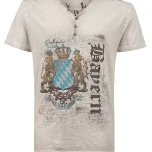Trachtenshirt hellgrau Luggi 011095 ~ M