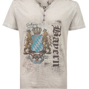 Trachtenshirt hellgrau Luggi 011095 ~ S