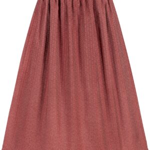 Dirndlschürze mit Blumenrankenmuster (90 cm) ~ rot ~ XXL
