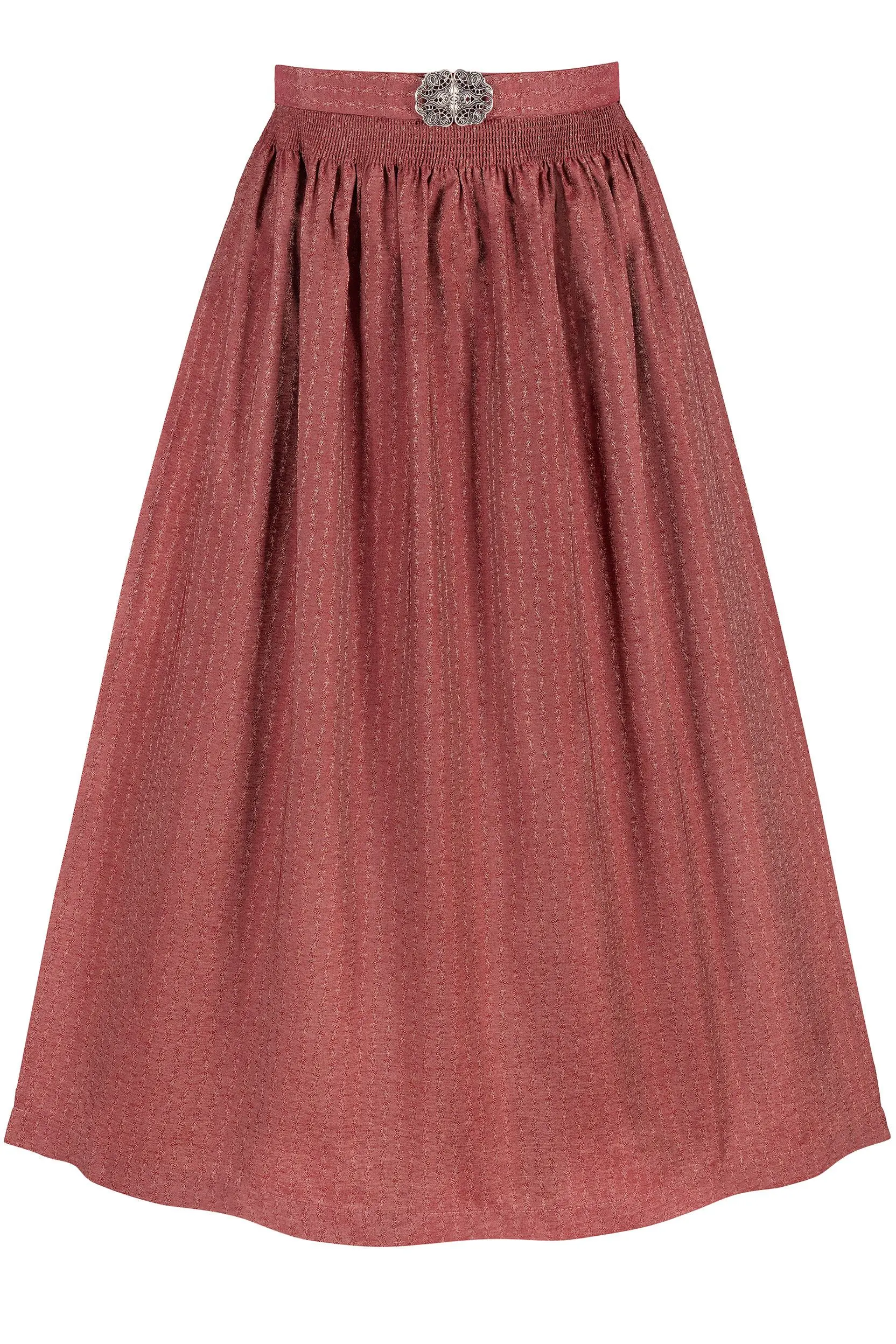 Dirndlschürze mit Blumenrankenmuster (90 cm) ~ S ~ rot