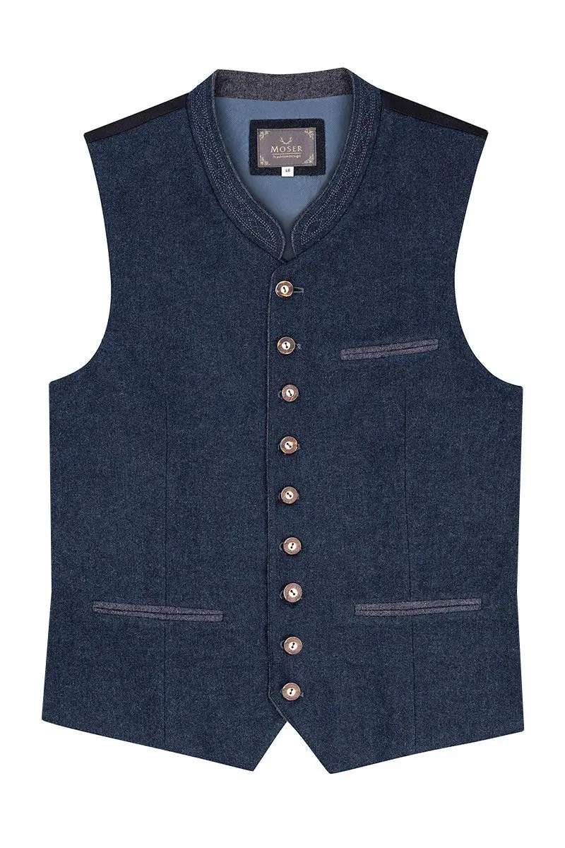 Trachtenweste dunkelblau Laurenz 008633 ~ 52