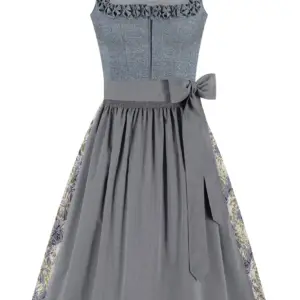 Dirndl TAMARA (70 cm) ~ 32 ~ blaugrau