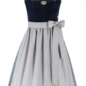 Dirndl FRIEDA (65 cm) ~ 44 ~ dunkelblau