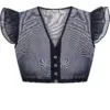 Dirndlbluse EILEEN ~ 32 ~ dunkelblau