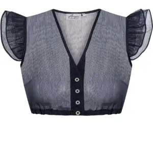 Dirndlbluse EILEEN ~ 32 ~ dunkelblau