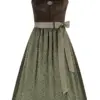 Dirndl SARAH (80 cm) ~ 40 ~ oliv