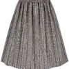 Dirndlschürze mit Rankenmuster (70 cm) ~ XS ~ blau