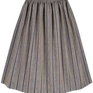 Dirndlschürze mit Rankenmuster (70 cm) ~ S ~ blau