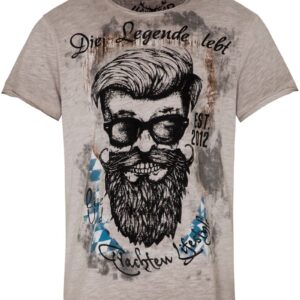 Trachtenshirt DONISL BAVARIA ~ S ~ hellbraun