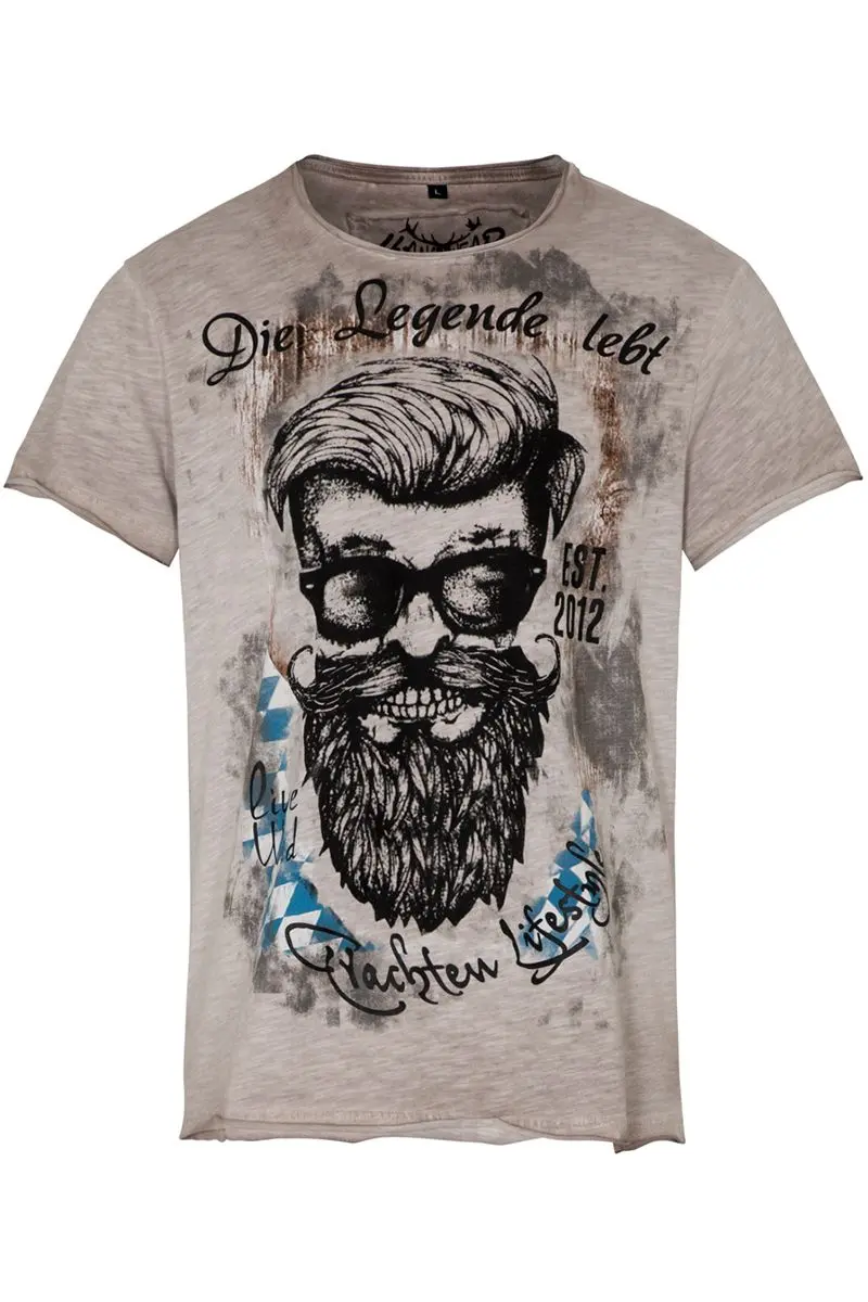 Trachtenshirt DONISL BAVARIA ~ S ~ hellbraun