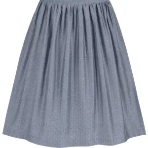 Dirndlschürze mit Rankenmuster (65 cm) ~ XL ~ blau