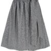 Dirndlschürze gestreift (70 cm) ~ M ~ grau