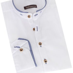 Trachtenhemd VINZENT (slim fit) ~ 44 ~ weiß