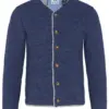 Kinder Strickjacke blau meliert grau 005103 ~ 86