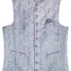 Trachtenweste blau grau Noel 013013 ~ 44