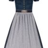 Dirndl HANNI (75 cm) ~ 32 ~ dunkelblau