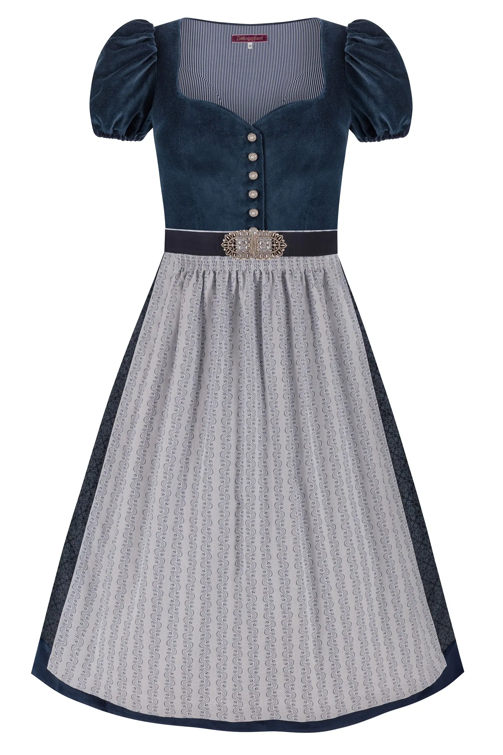 Dirndl HANNI (75 cm) ~ 32 ~ dunkelblau