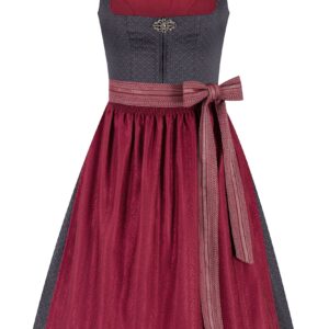 Dirndl HERTA (65 cm) ~ 38 ~ anthrazit