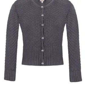 Trachten Strickjacke grau Marlene 003188 ~ 34