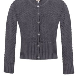 Trachten Strickjacke grau Marlene 003188 ~ 34