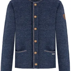 Trachten Strickjacke dunkelblau Ferdi 013717 ~ 46
