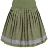 Trachtenrock CLARA (60 cm) ~ oliv ~ 32