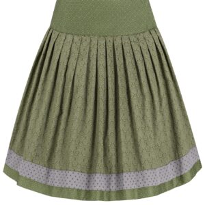 Trachtenrock CLARA (60 cm) ~ oliv ~ 32