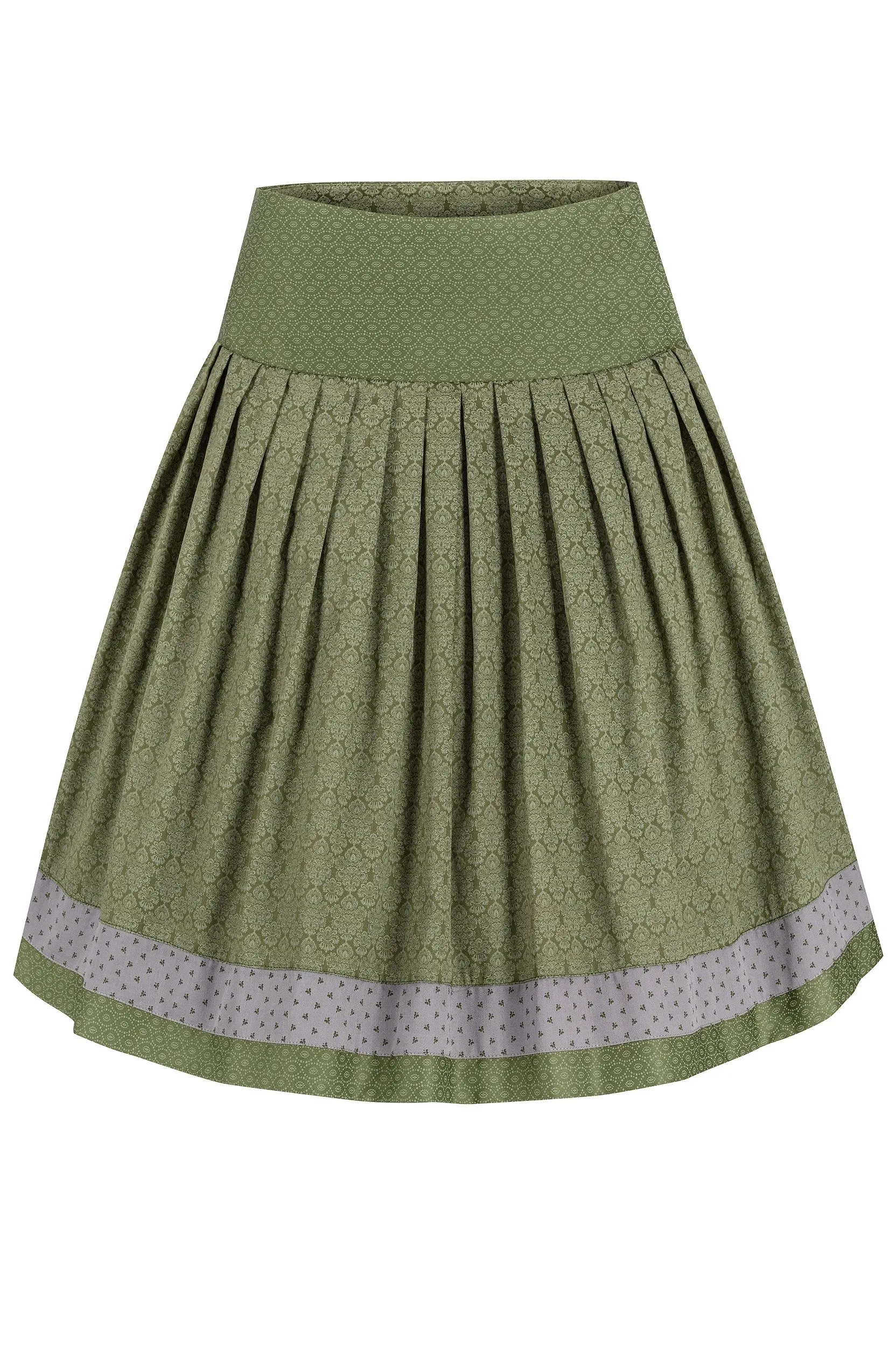 Trachtenrock CLARA (60 cm) ~ oliv ~ 32